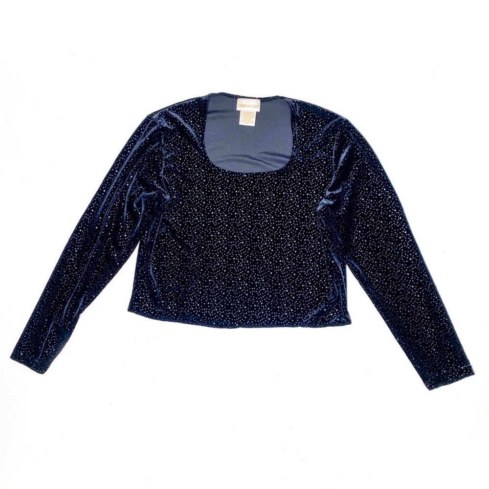 Vintage 90’s Velour long sleeved Shirt